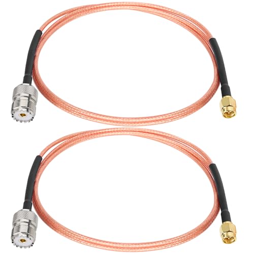 Cable SMA macho a SO239 RG316 para instalar tu estación de radio CB en el coche o cuarto de radio