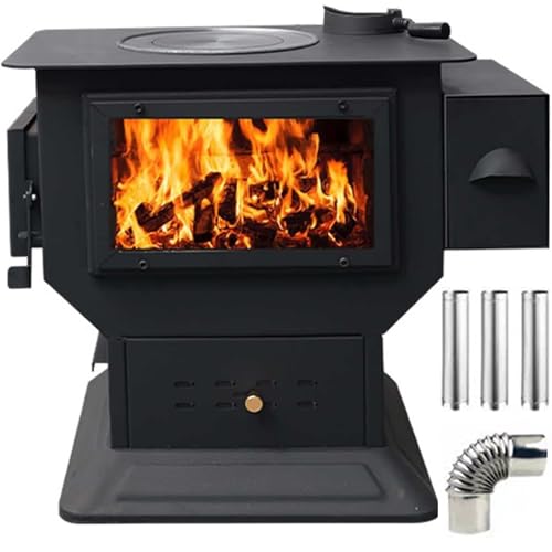 SXXZYAZJ Cast Iron Wood Burning Stove Wood Burner, Pure Cast Iron Carb