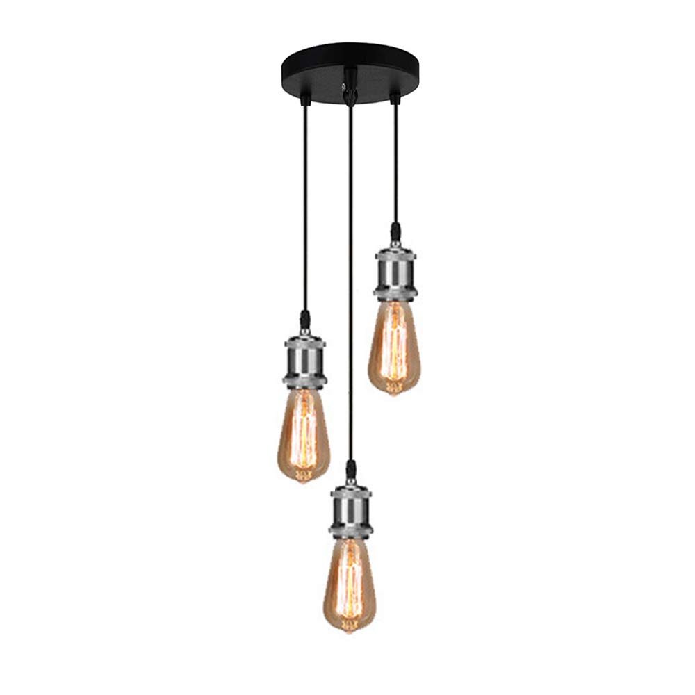 Lampe suspendue moderne E27 plafonnier salon restaurant métal 100CM