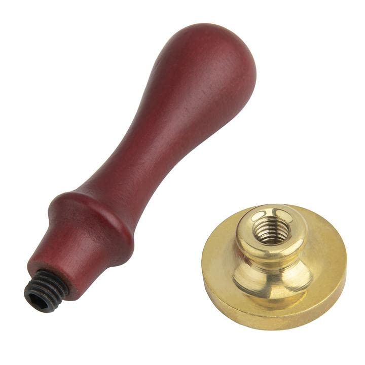 Miniatura 4 de Juego de sellos de cera, 6 piezas de sellos de cera de sellado + 1 empuñadura de madera, kit de sello de cera de sellado con caja de regalo (frase