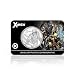 FANTASY CLUB Marvel X-Men - Pièce de Monnaie Officielle / Médaille frappée et plaquée Argent .999 présentée sous Blister Collector - 32mm