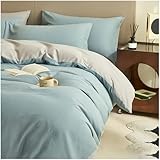 Choix élégant : disponible en plusieurs couleurs et tailles, cette parure de lit double en duvet brossé améliore votre chambre avec une touche élégante. Transformez votre espace de couchage en un havre de paix douillet avec des possibilités infinies. Parfaite pour une utilisation à court et à long terme, cette parure de lit allie confort et élégance pour un sommeil réparateur.