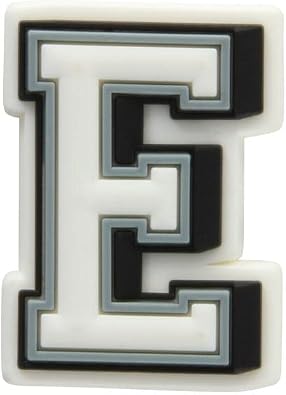 Crocs Unisex-Adult Jibbitz Shoe Charms - Letter Shoe Charm Singles, Cute Crocs Charms for Girls and Boys