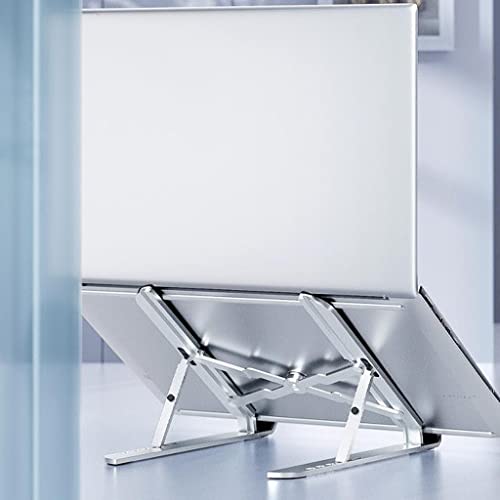 Soporte de aleación de aluminio silver para computadora portátil 8