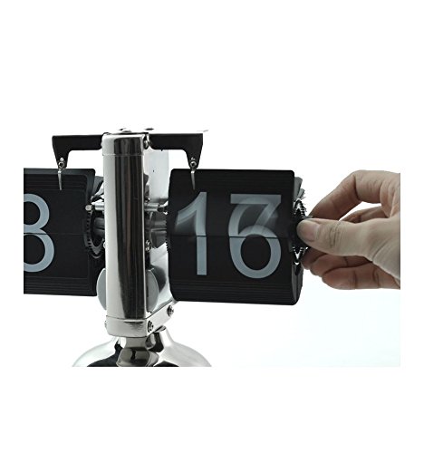 Reloj Flip Retro con Estructura Metálica