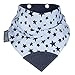 Cheeky Chompers Lätzchen für zahnende Babys und Kleinkinder - Bandana Lätzchen mit Beißring aus Silikon - Preisgekröntes Halstuch Design hygienisch + saugfähig + BPA frei
