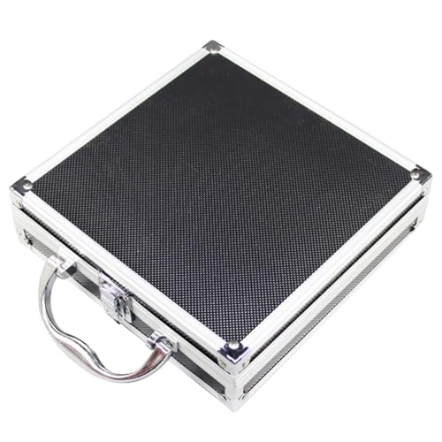 Mallette à outils en d'aluminium – Coffre de rangement pour équipement portable, organiseur de transport en métal | Conteneur d'équipement utilitaire antichoc, Solution de stockage à verrouill