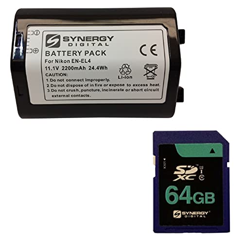 Synergy fW^ANZT[LbgANikon D3XfW^჌tJƌ݊:SDENEL4obe[ASY-SD64GB[J[h