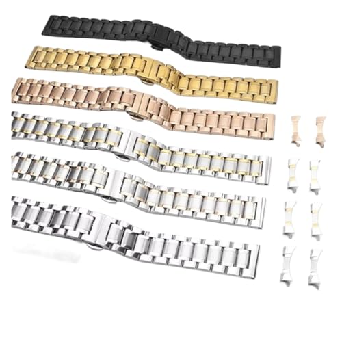 Bracelet en acier inoxydable de qualité supérieure à maillons incurvés