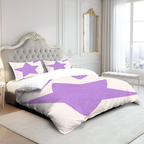 Parure de lit 3 pièces anti-plis en polyester doux 210 x 210 cm - 4