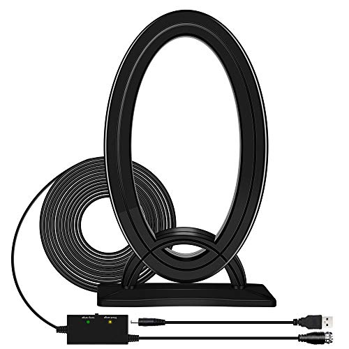 Updated 2020 New Amplified HD Digital TV Antenna, Indoor HDTV Antennas 160 Miles