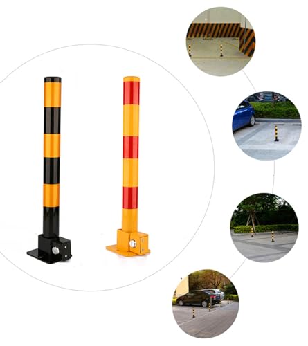Safety Bollard Poste de amarração de segurança, poste de estacionamento dobrável com trava, design r