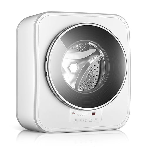 Mini Lavadora y Secadora portátil 2 en 1 Lavadora de Pared Totalmente 3L con Tambor Frontal Ropa pequeña Ropa Interior y Calcetines Desktop