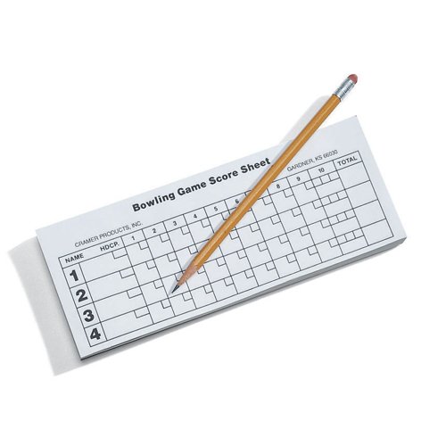 Cramer V3 Bowling Score Pad Coach And Referee Scorebooks