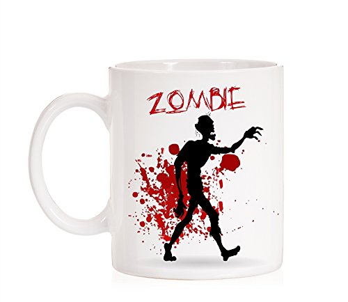 Taza Zombie. Taza para los Amantes The Walking Dead. Taza Fin del Mundo.