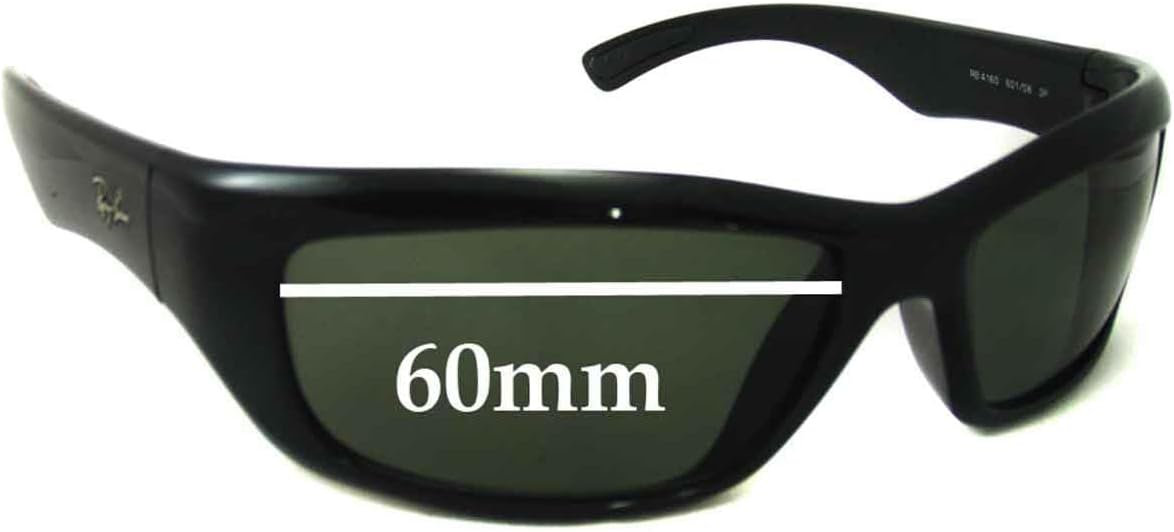 Sunglass Fix Replacement Sunglass Lenses Compatible with Ray-Ban RB4160 60mm