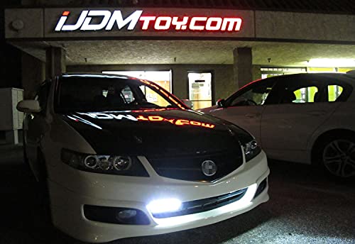 Ijdmtoy 7-Inch Universal Fit Xenon White High Power 30-Smd Led Daytime Running Light Bar (Drl Lamps) W/Wiring Harness #TOP5