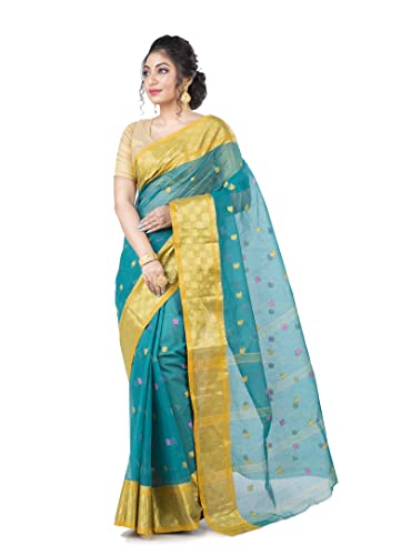 Image of Woven Tangail Pure Cotton Saree