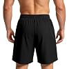 BBXWANG Swimming Shorts Men with Zip Pockets Quick Dry Swimming Trunks Summer Beach Board Shorts for Sport Surf Swim Gym (UK, Alpha, 3XL, Regular, Regular, Black) #1