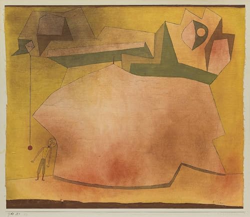 Affiche Impression Paul Klee Toile Murale Insatisfait 60x90cm
