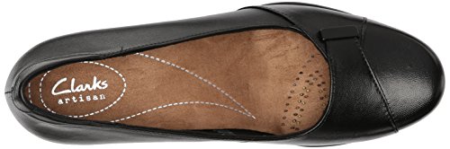 Clarks Women's Rosalyn Belle, Black Leather, 8.5 B(M) Us #TOP4