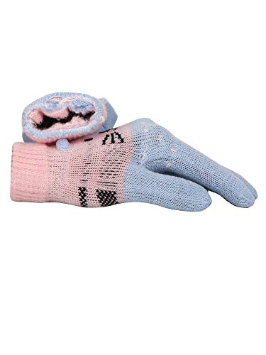 Image of FabSeasons Acrylic Woolen Winter Gloves for Girls & Boys, fits for 3-5 years