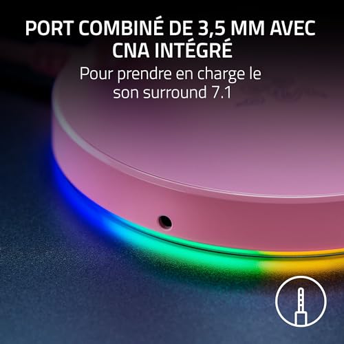 Support de casque Razer Base Station V2 anti-chute avec base stable - 8
