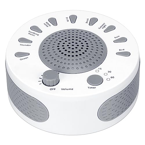 Unionway White Noise Machine, Portable Sleep Sound Machine For Baby And Adult, Battery Powered Sleep Therapy For Home, Travel - 006U #TOP2