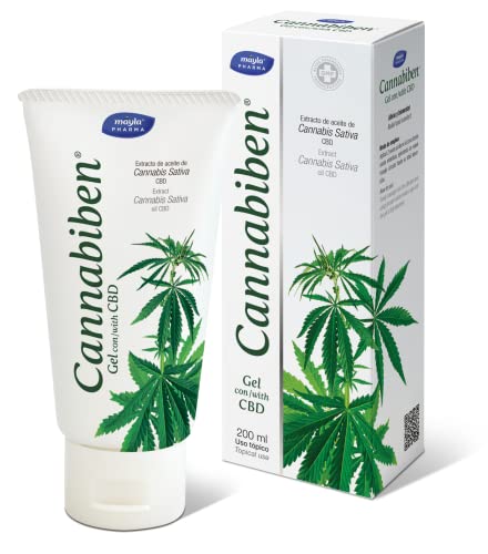 Cannabiben Gel con CBD | 200ml | Percibe el alivio | Gel antiinflamatorio con efecto analgésico | FORMATO AHORRO