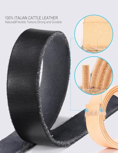 Handmade Full Grain Genuine Leather Belt – Italian Leather, Durable Work Style4