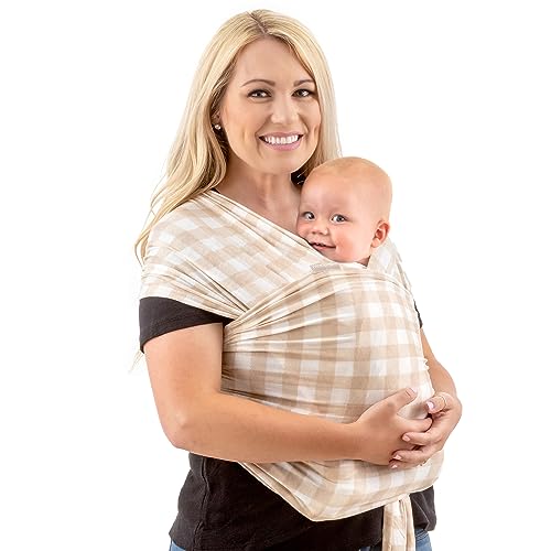 Image of WeeSprout Baby Wrap Carrier - Perfect Baby Carrier Wrap Sling for Newborn and Infant, Enhances Baby Bonding, Soft and Breathable, Ideal for Babywearing