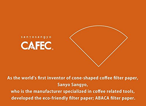 CAFEC 100-Pack Cone-Shaped 1 to 4 Cup Disposable Pour-Over Drip Coffee Paper Filter Made of Eco-Friendly Refined Virgin Pulp for Better Tasting Brewing Pour Over Dripper (White) - Image 2