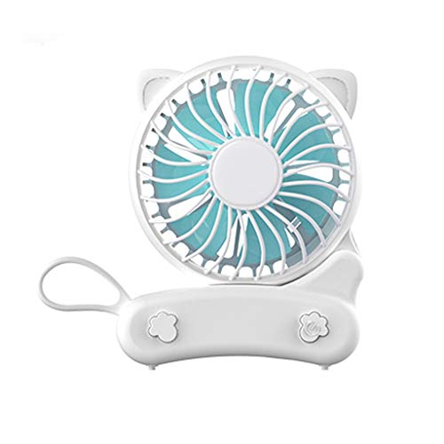 Ordinateur de poche et ventilateur USB contre la chaleur en dortoir rose - 3