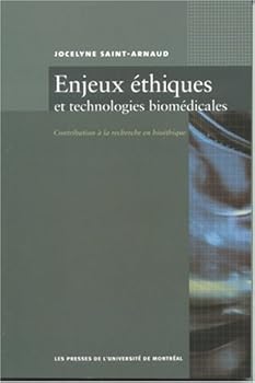 Paperback Enjeux Ethiques et Technologies Biomedicales: Contributions a la Recherche en Bioethique [French] Book