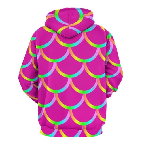 Sweats à capuche sirène rose UMENG fini les pulls ternes