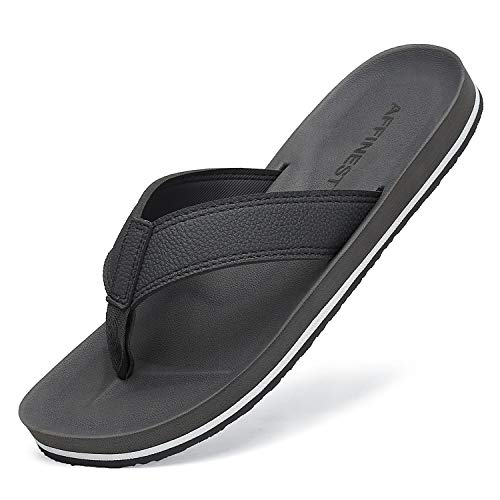AFFINEST Chanclas Hombre Flip Flop Sandalias Comodo Antideslizantes Verano Zapatos de Playa y Piscina