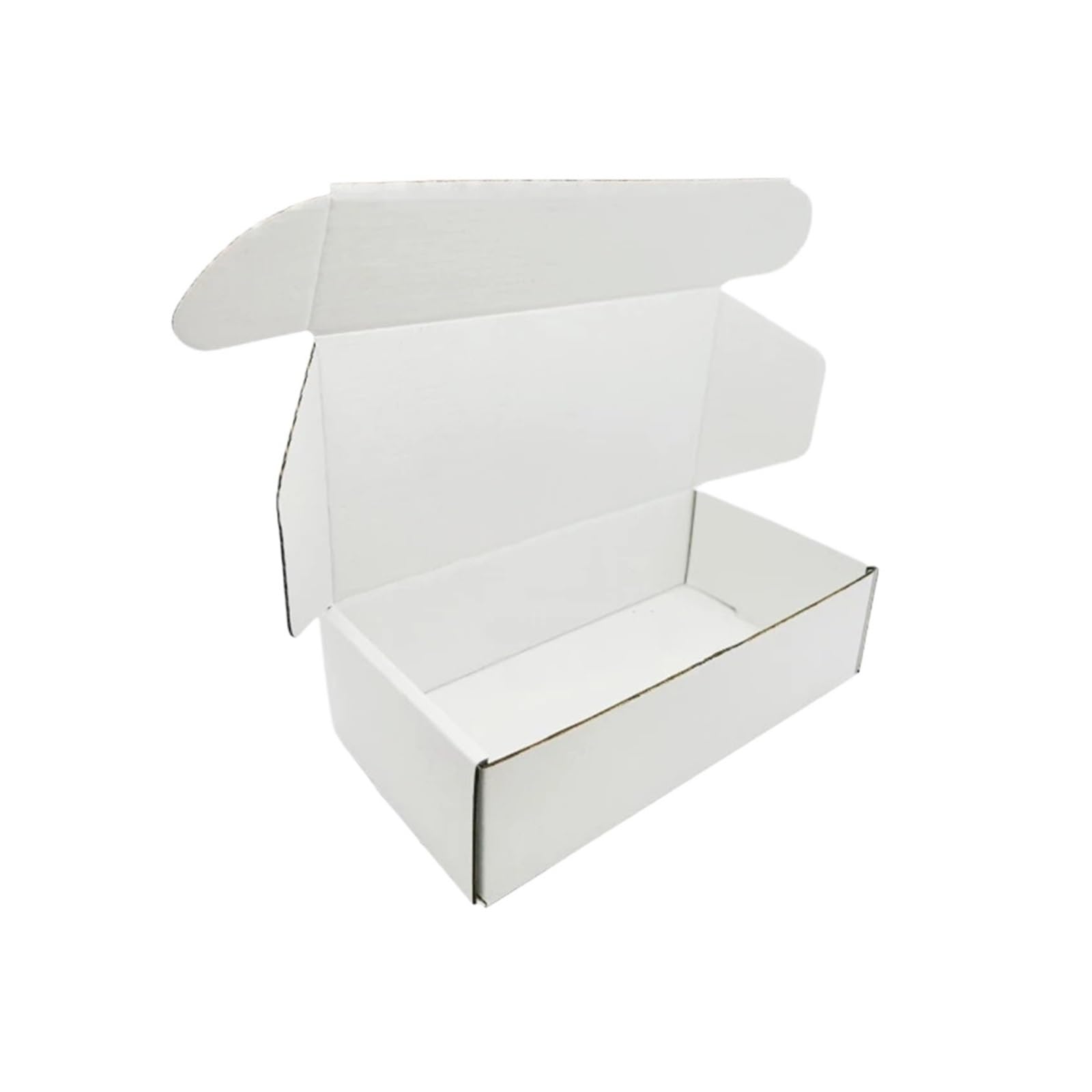 30PCS Small White Box 15x10x4cm Inch Recyclable Corrugated Mailers Storage Business Packaging Shipping Boxes For Mailer, Shipping