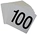 Produktbild Tischnummer-Set - Kunststoffkarten - Zahlen 1 bis - 100 - beidseitig bedruckt
