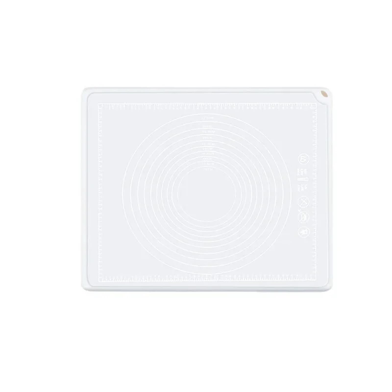 Backunterlagen Übergroßes Silikon-Knetpad, antihaftbeschichtete Oberfläche, Teigmatte for Ausrollen, Ofenauskleidung, Kochplatten-Werkzeug(D 60-80cm)