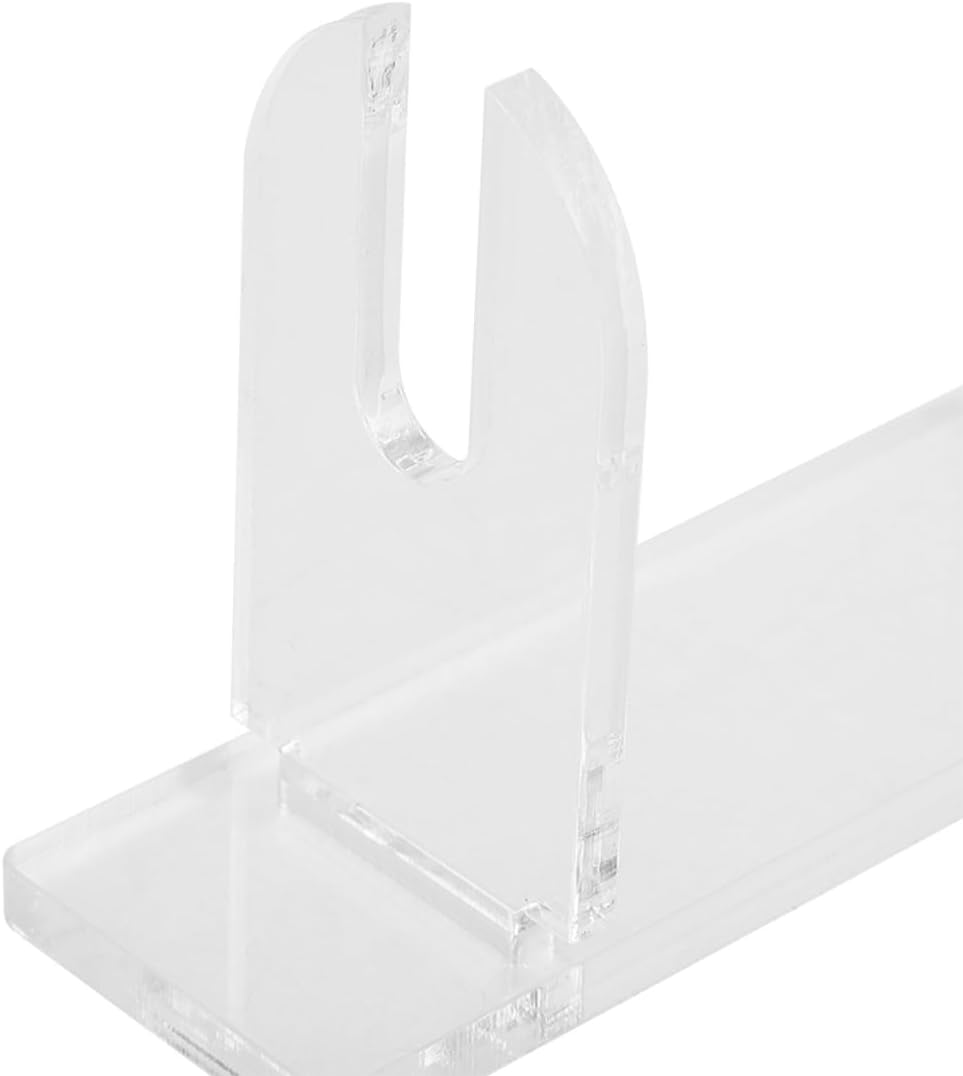 3pcs Acrylic Fan Holder Stand Decorative Display Pedestal Stand Wide Base Hand Fan Mount for Home Organization Chinese image 3