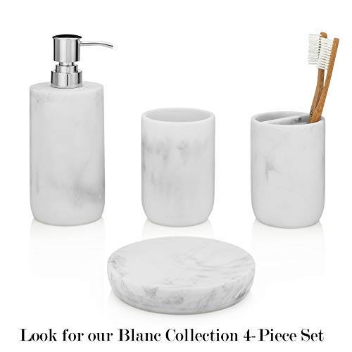 Essentra Home White Toothbrush Holder - Blanc Collection