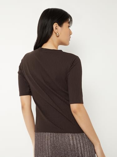 Image of Max Plus Size Women Ribbed T-Shirt
