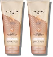 Sanctuary Spa Wet Skin Miracle Moisturiser, No Mineral Oil, Cruelty Free and Vegan In Shower Moisturiser, Orange, 200 ml (Pack of 2)