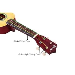 Kit Débutant Ukulélé Soprano – 21 pouces avec Comment jouer Songbook Sac de transport Tuner numérique tout en un Set - Les Beatles, Paul McCartney, John Lennon, RIngo Starr, George Harrison Kit Débutant Ukulélé Soprano - 21 pouces avec Comment jouer Songbook Sac de transport Tuner numérique tout en un Set – Image 4