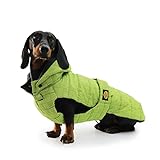 Tamaño: 39 cm Fashion Dog Abrigo impermeable para perro salchicha, 39 cm