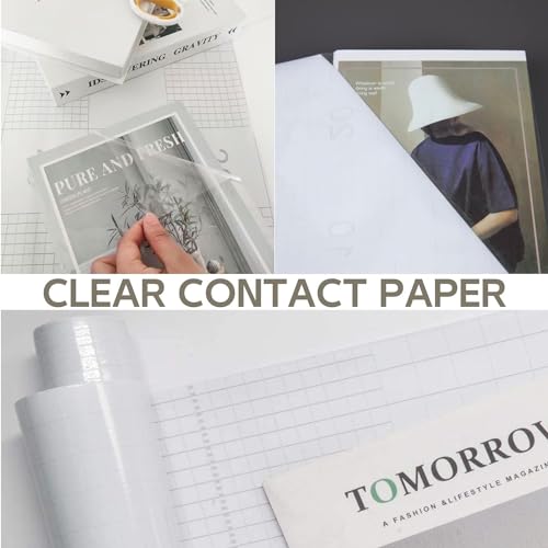 Image of Wall Protection Sheet- Clear Contact Paper Furniture Liner, Transparent Kitchen Backplash Proof || Peel & Stick Cover for Counters - Kitchen Furniture and Walls || (24 X 180 Inch)