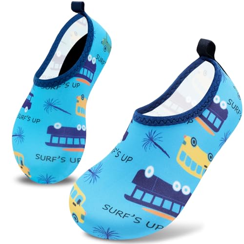Image of VIFUUR Kids Water Shoes Girls Boys Quick Dry Aqua Socks for Beach Swim Outdoor Sports