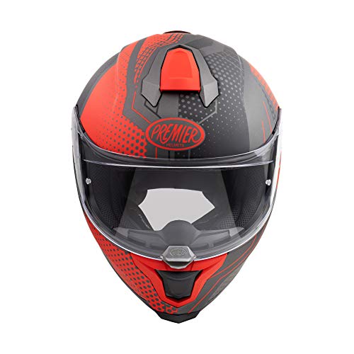 5 anni di garanzia Premier CASCO HYPER BP 92 BM,GRIGIO/ROSSO,XXL