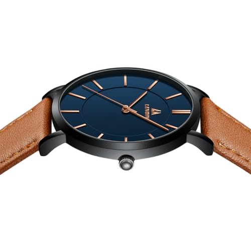 Image of LN LENQIN Mens Watches Waterproof Stainless Steel Watch for Men