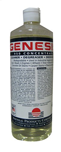 Genesis 950 Concentrate Carpet Cleaner, Pet Stain Remover & All Purpose Cleaner - Quart